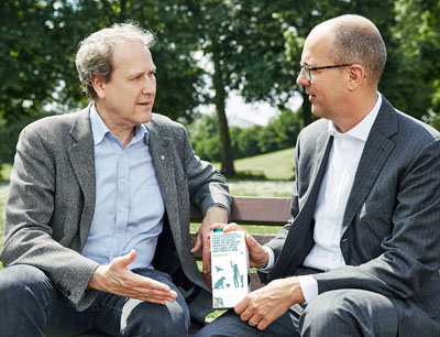 Kim Carstensen und Rolf Stangl im Gespräch
