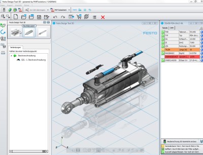 Konfigurationssoftware Festo Design Tool 3D