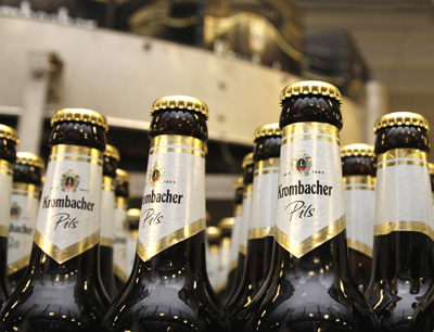 Bier und alkoholfreie Getränke von Krombacher