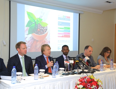 Auf der Pressekonferenz am 25.01.17 im Ramada Hotel Addis Ababa wurde die neue Fachmesse in Addis Abeba vorgestellt