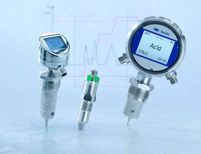 Ressourcen schonen mit smarten Sensoren von Baumer (von links): PAC50 (Leitfähigkeit), PAD20 (Analyse), AFI4 (Leitfähigkeit).