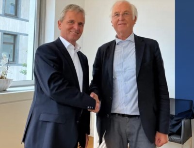 Dr. Friedrich Santner und Peter Eßer (Eigentümervertreter der Brabender Gruppe)