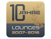 Logo Lounges 2016 zum 10-jährigen Jubiläum
