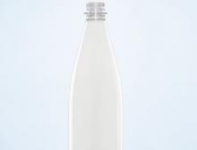 Die neue 1 Liter-PET-Mehrwegflasche von KHS und Alpa enthält bis zu 35 Prozent Rezyklat, Bild: KHS