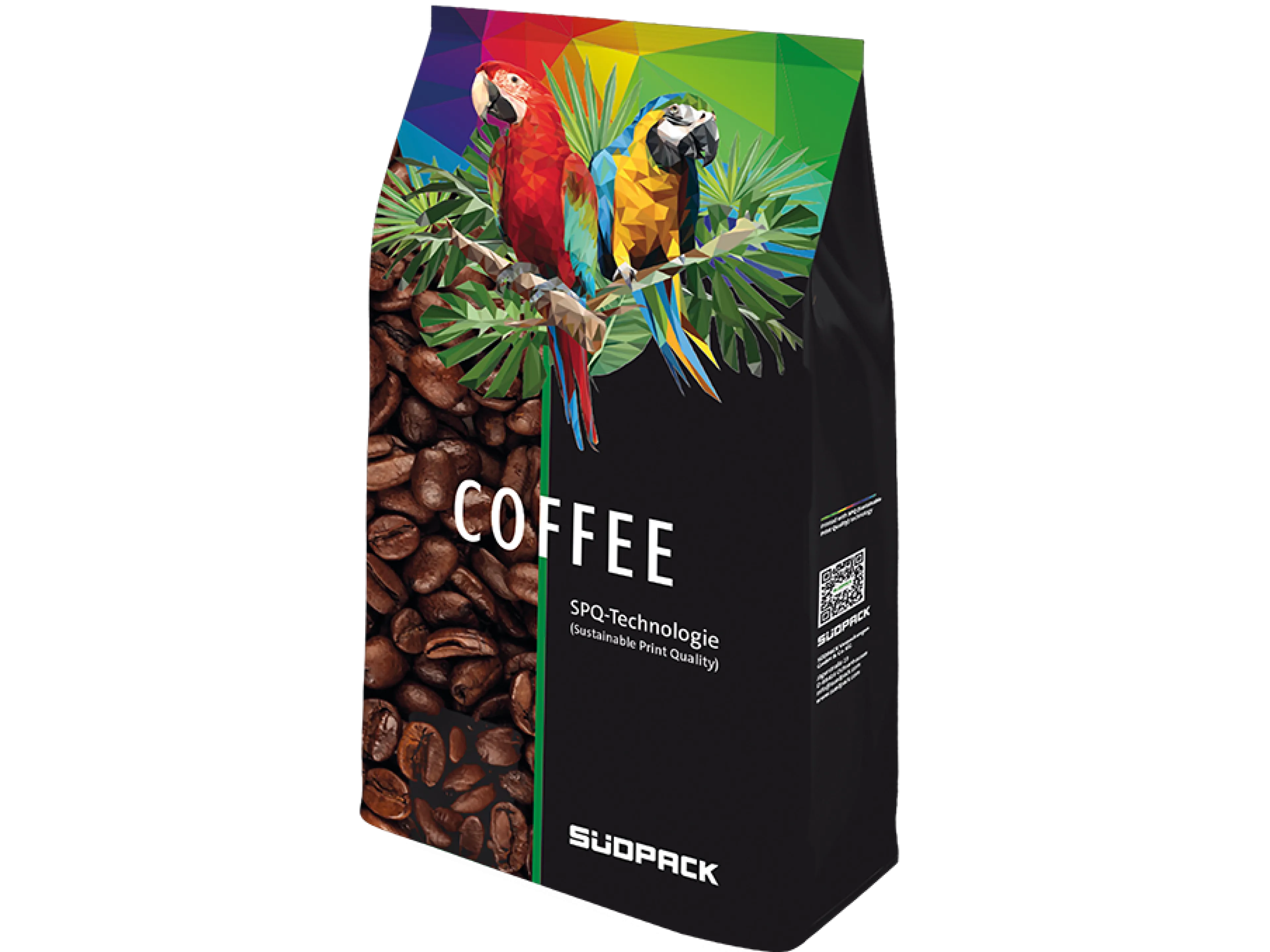  Bei der Umstellung des Drucks auf die nachhaltige Drucktechnologie SPQ von Südpack auf PP- oder PET-basierten Verpackungen lassen sich bis zu 18 Prozent CO2-Emissionen im Druckprozess einsparen
