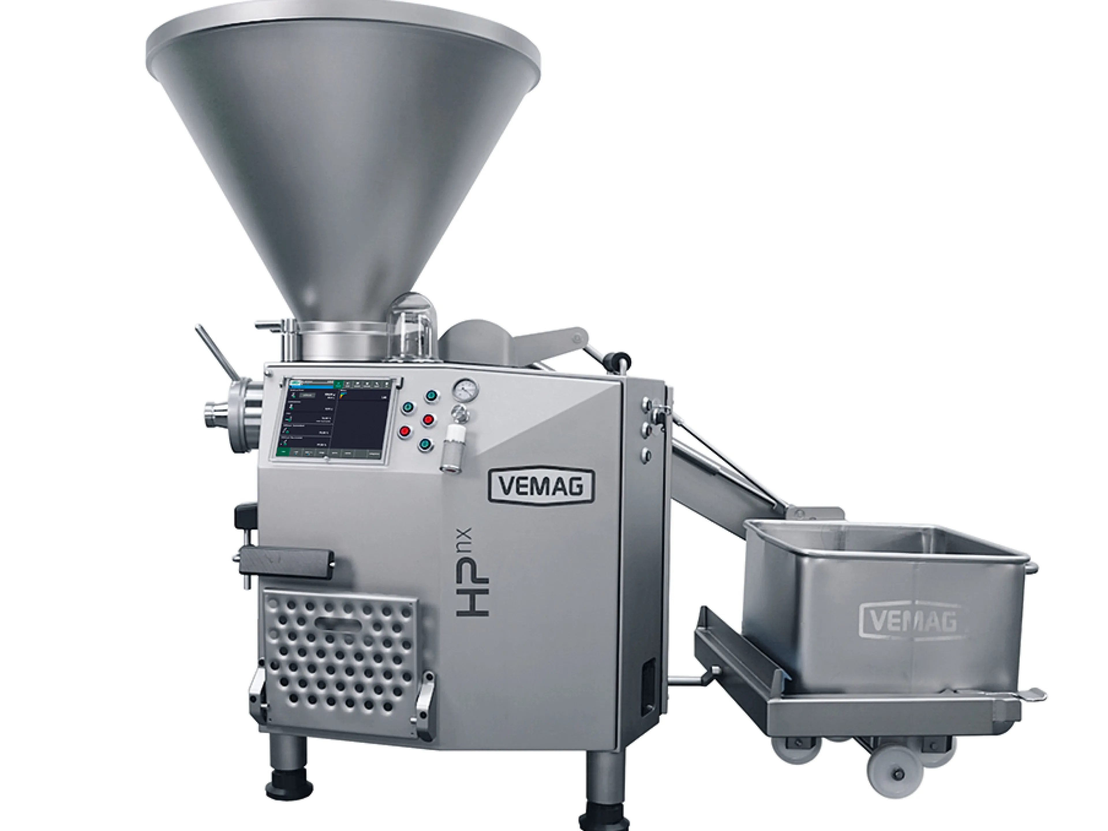 Vemag stellt auf der Iffa eine neue Vakuumfüllmaschine für präzises und schonendes Portionieren von unterschiedlichen Massen und pastösen Lebensmitteln vor