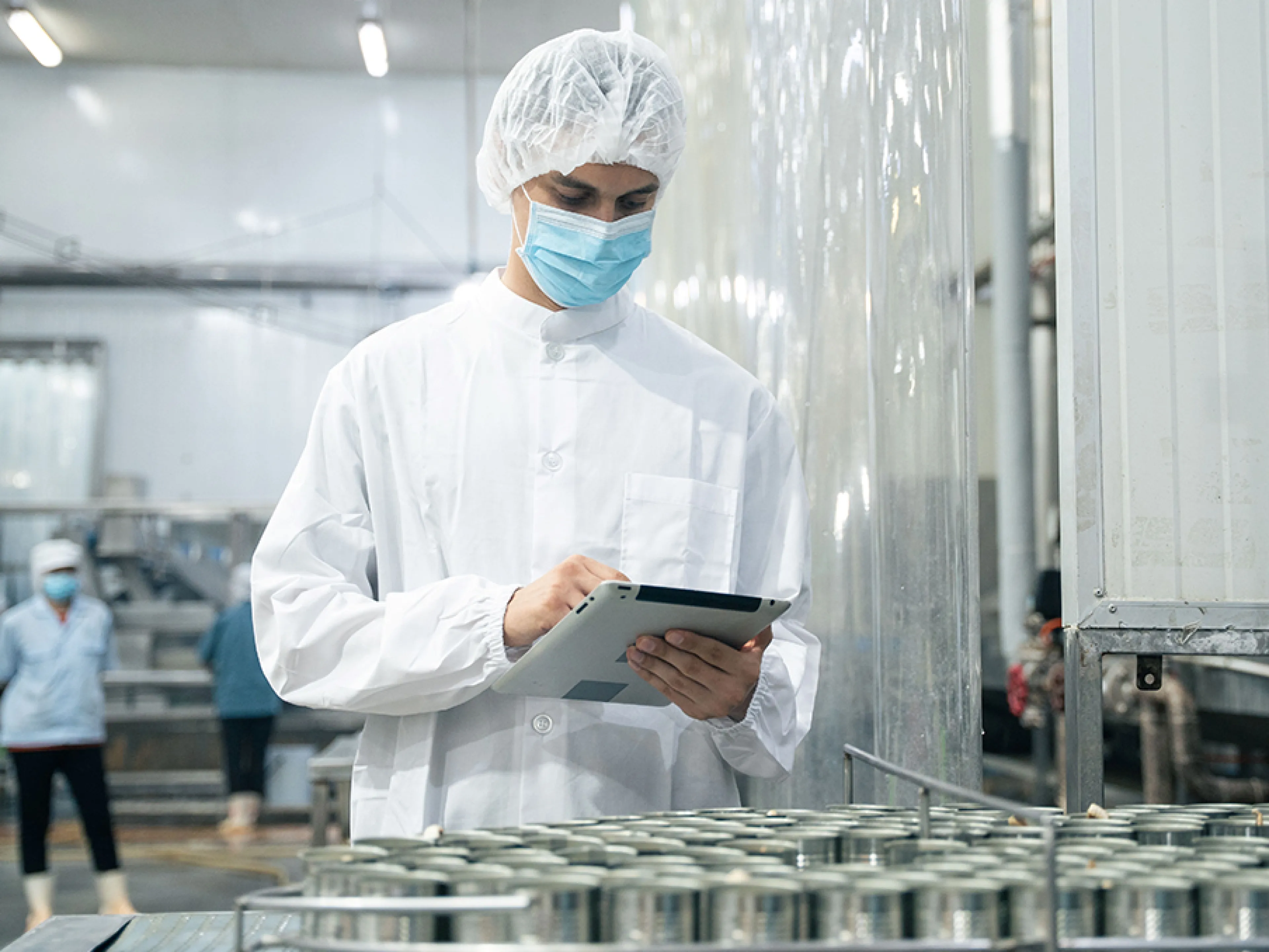 Qualitätskontrolle bei der Lebensmittelindustrie