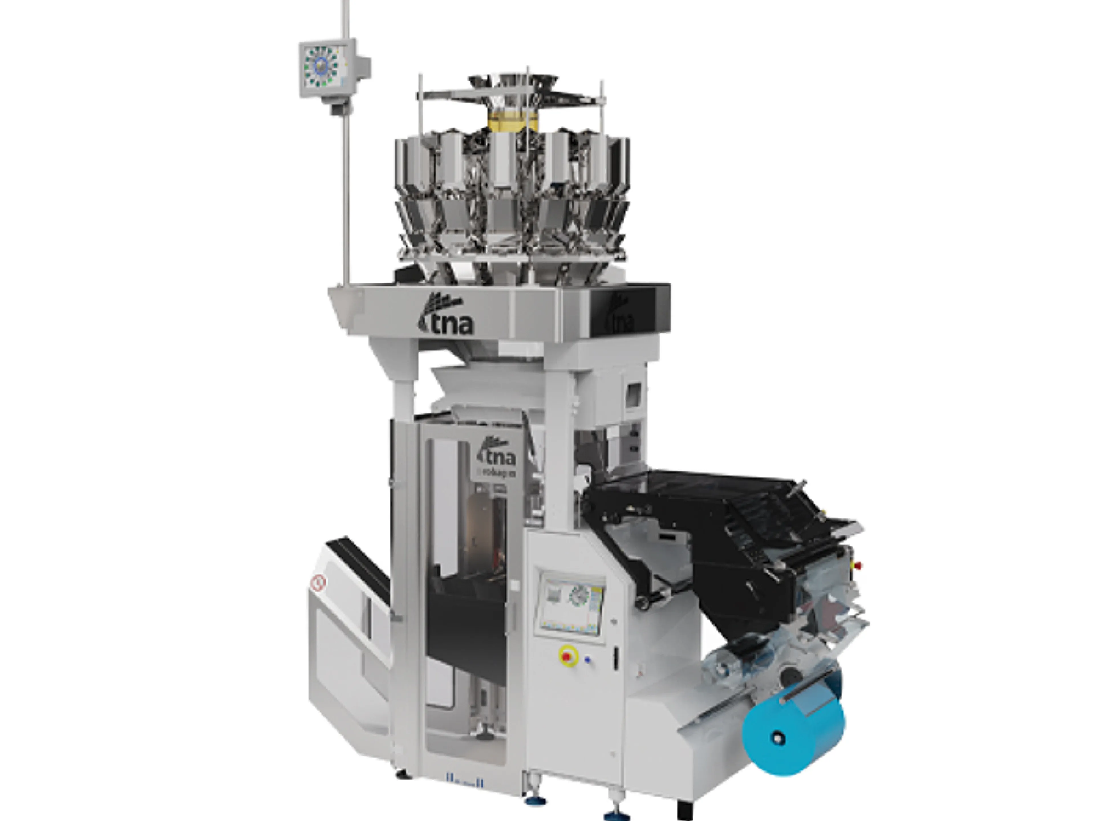 Vertikales Form-, Füll- und Verschließsystem für die Verpackung von Süßwaren und Snacks