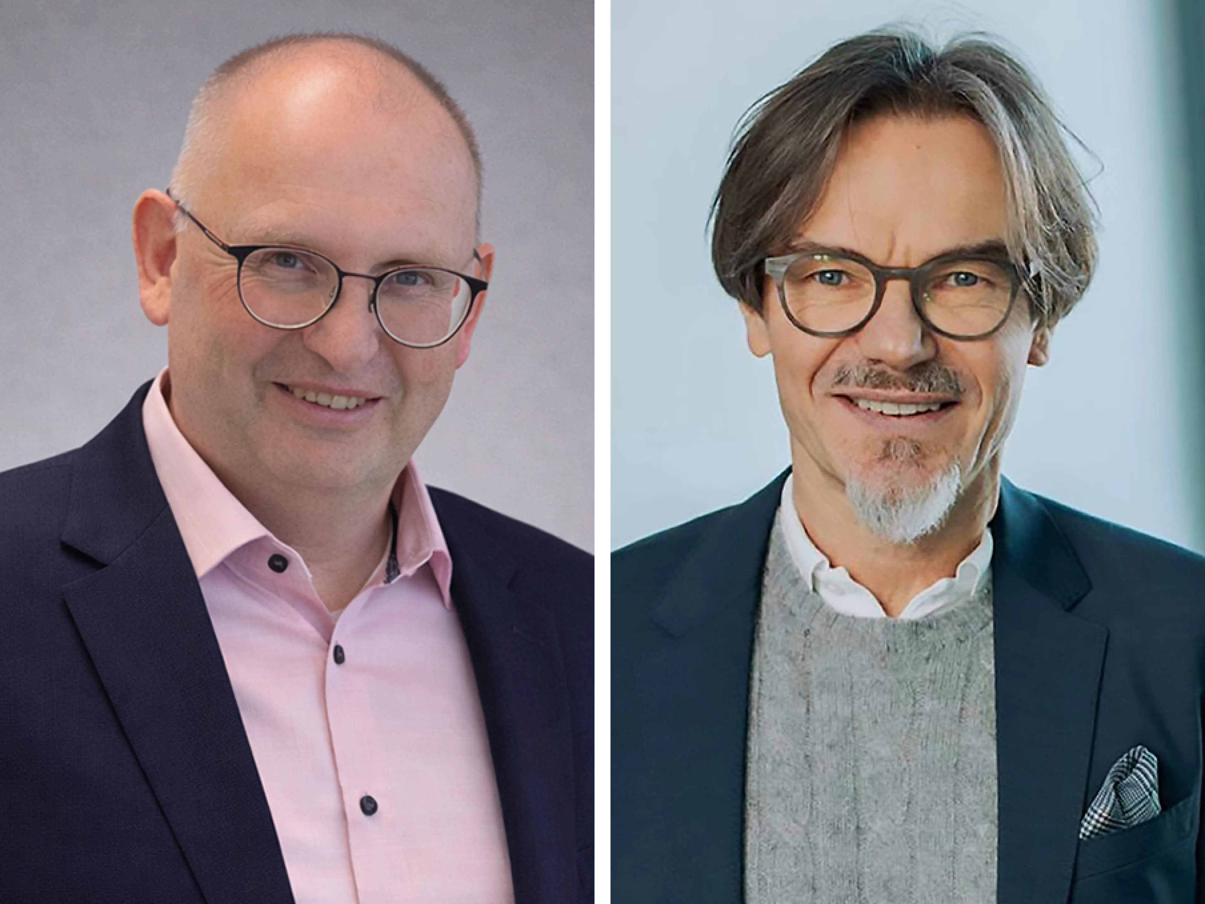 Wolfram Hänsel, Geschäftsführer der Pavis Engineering und Jürgen Schrödel, Geschäftsführer von Copa-Data 