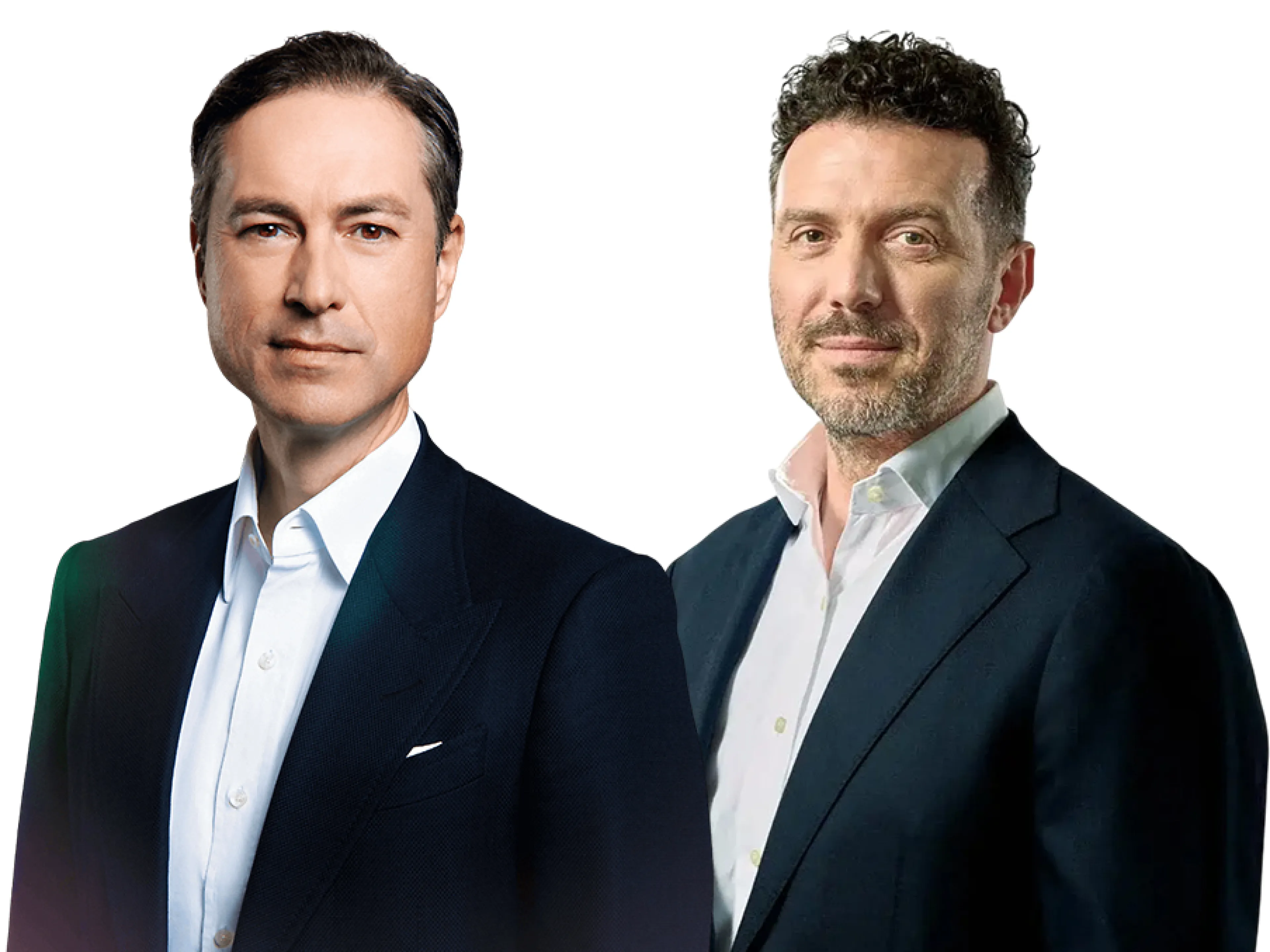 CEO Torsten Türling und CFO Eros Carletti von Syntegon