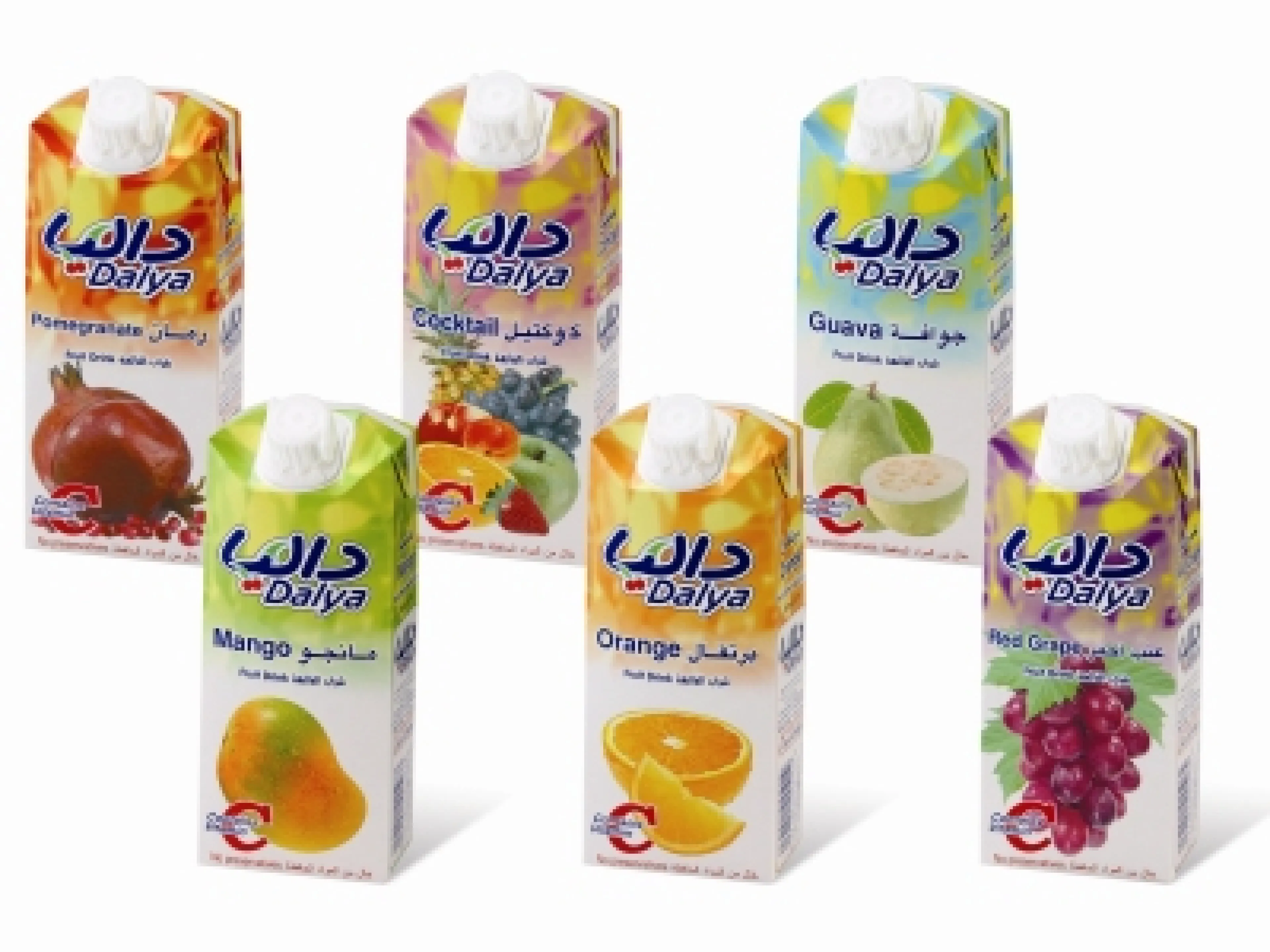 Fruchtsaftgetränke in der praktischen kleinen Kartonpackung