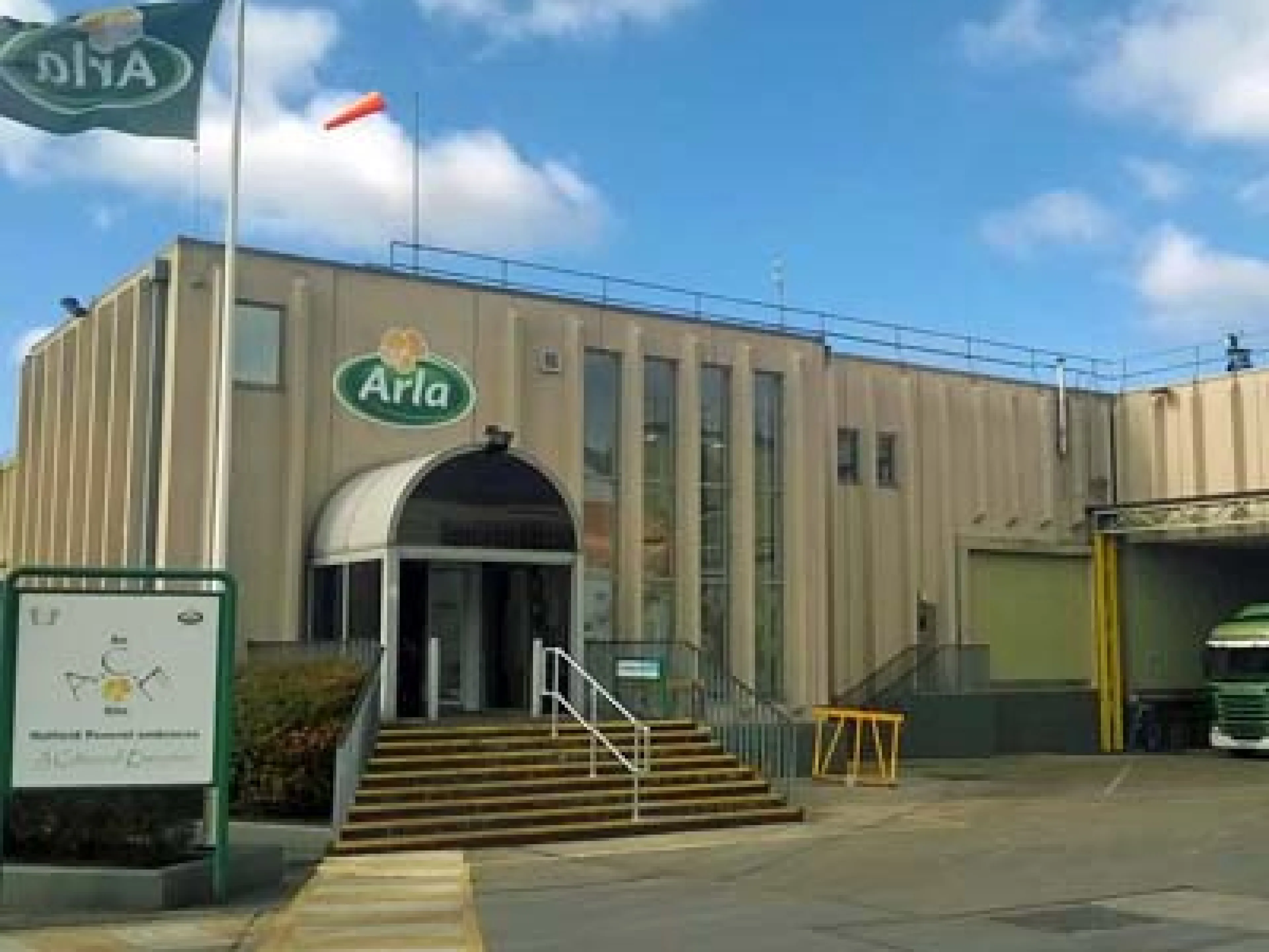 Frischmilch-Molkerei im britischen Hatfield Peverel