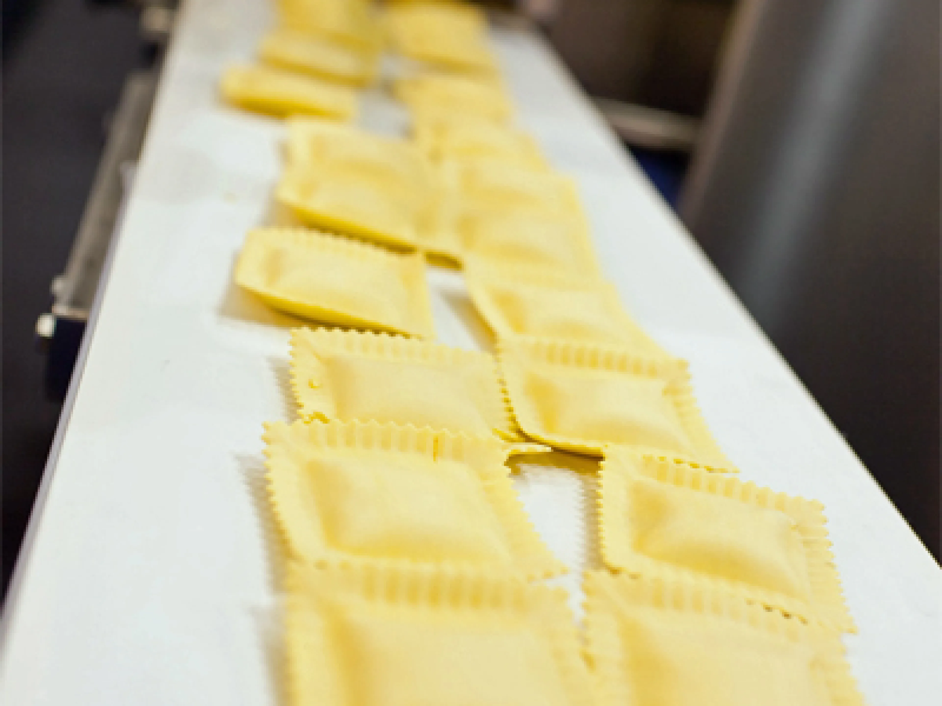Förderband Ravioli