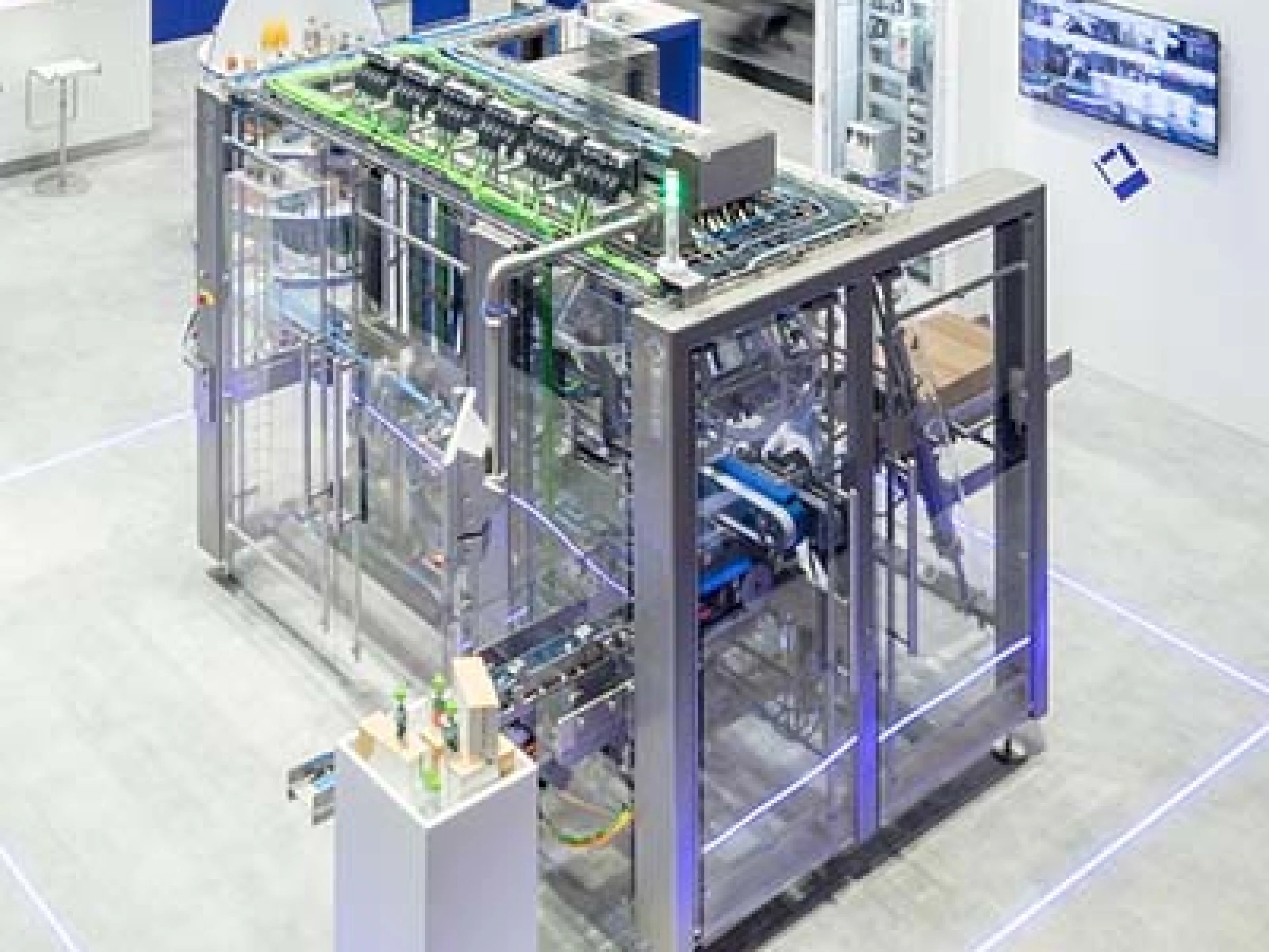 Meypack Kartonverpackungsmaschine VP 600 für die Verarbeitung von Pouches
