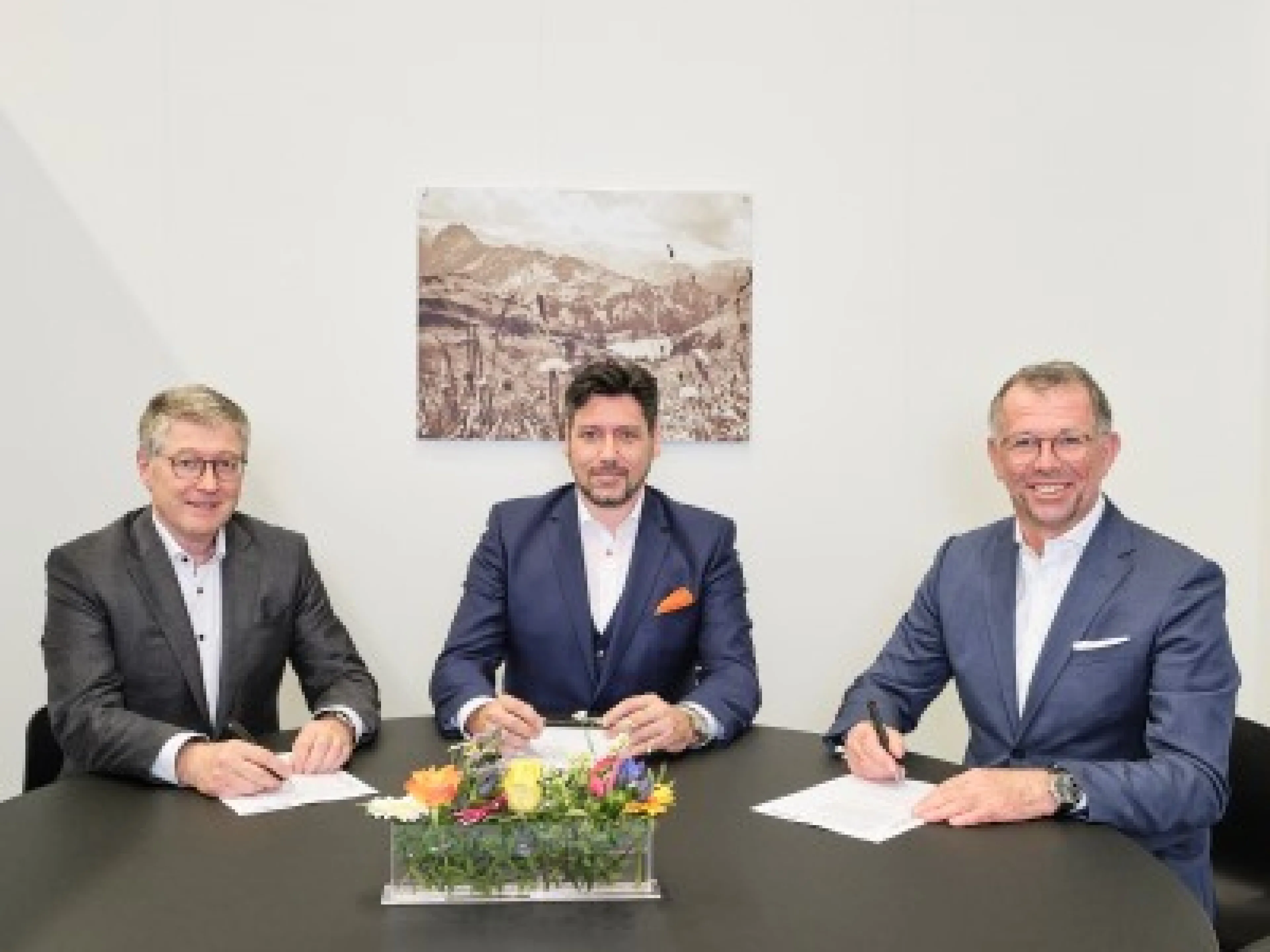 Vertragsabschluss zur Partnerschaft