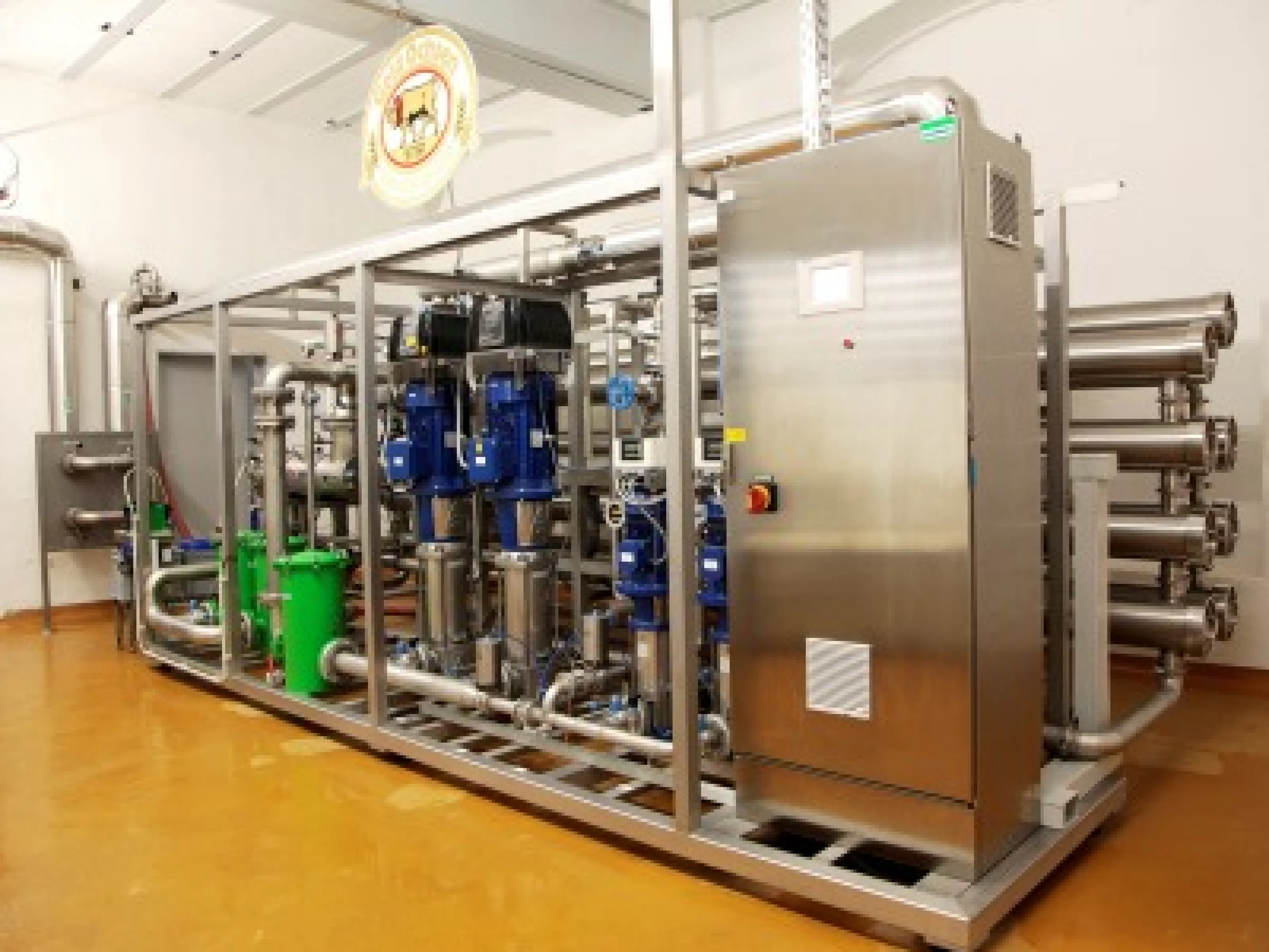 E-SV Pumpen von Lowara sorgen für den richtigen Druck in der Brauerei Gold Ochsen in Ulm