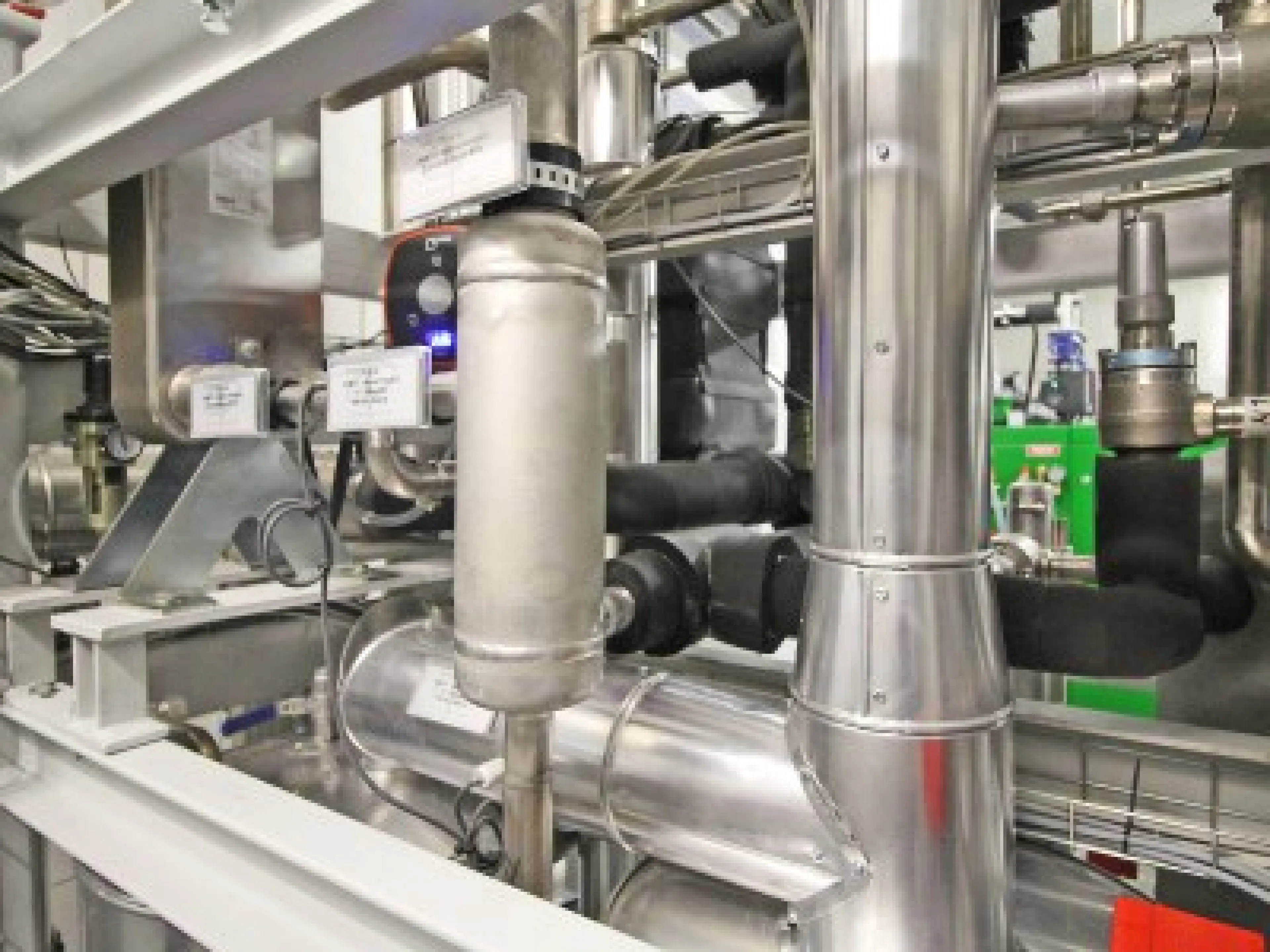 Detailansicht der Absorptionskältemaschine