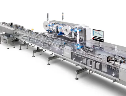Die Schlauchbeutelmaschine JT Advance verpackt Süßes mit hoher Leistung und bietet dazu Hygienevorteile, Bild: Sacmi Packaging & Chocolate Die Schlauchbeutelmaschine JT Advance von Sacmi Packaging & Chocolateverpackt Süßes mit hoher Leistung und bietet dazu Hygienevorteile