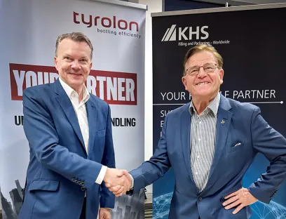 KHS und Tyrolon-Schulnig nutzen ihre Synergien, um Lösungen im Handling von PET- und Glasflaschen weiterzuentwickeln, Bild: Tyrolon-Schulnig KHS und Tyrolon-Schulnig nutzen ihre Synergien, um Lösungen im Handling von PET- und Glasflaschen weiterzuentwickeln