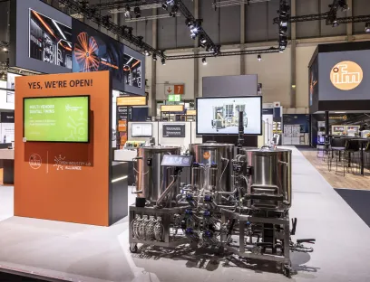 ifm auf der drinktec 2025 vom 15. bis 19. September in München, Bilder: ifm