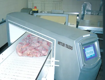Metallsuchsysteme von Mettler-Toledo in der Produktion von Tiefkühlprodukten