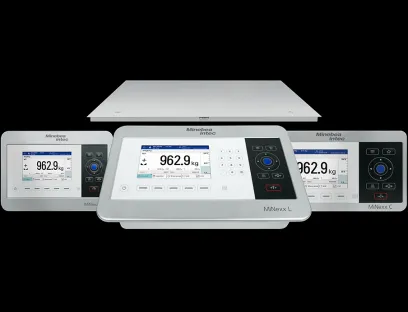 Hygienisches Design für industrielle Wägeanwendungen: Die Wägeindikatoren erfassen Messsignale hochpräzise und steuern sowohl einfache Wägeprozesse als auch komplexe Anwendungen wie Abfüllen oder Füllmengenkontrollen