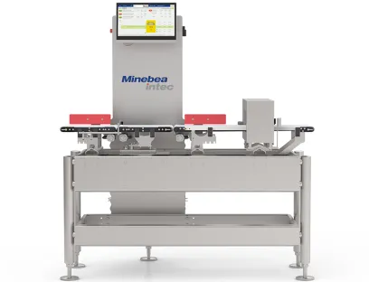 Wägetechnik- und Inspektionslösungen: Kontrollwaage Flexus mit Blue HMI