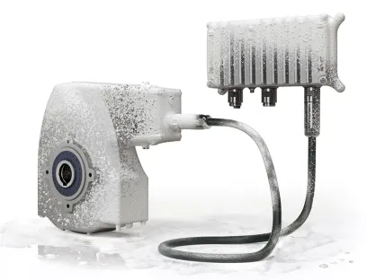 Die lebensmittelkonforme Oberflächenveredelung macht die Antriebssysteme mit Aluminiumgehäuse resistenter gegen Reinigungschemikalien