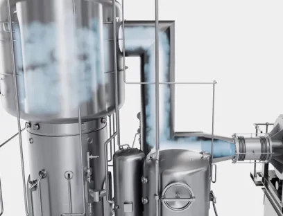 Dekarbonisierung: Das „meVap“-Konzept ersetzt fossil befeuerten Dampf durch elektrisch angetriebene Dampfkompression und ermöglicht so eine erhebliche C2₂-Reduzierung, niedrigere Betriebskosten und langfristige Widerstandsfähigkeit für energieintensive Branchen wie Chemie, Lebensmittel, Getränke, Pharmazie und Umwelttechnik