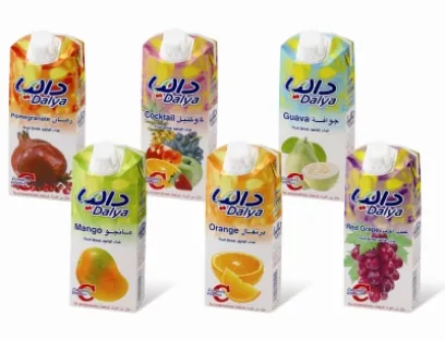 Fruchtsaftgetränke in der praktischen kleinen Kartonpackung
