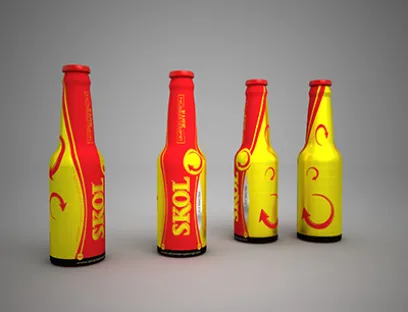 Bier in Aluminium-Flasche