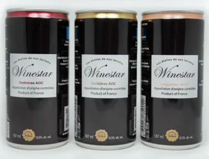 Rot-, Weiß- und Rosé-Wein aus der Dose, Bild: Ball Packaging Wein in Dosen
