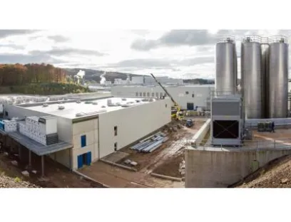 Butterei in Pronsfeld aus der Luft