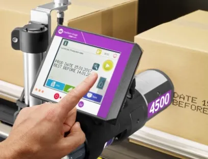 Der Drucker 4500 lässt sich leicht und schnell in jede Produktionslinie integrieren