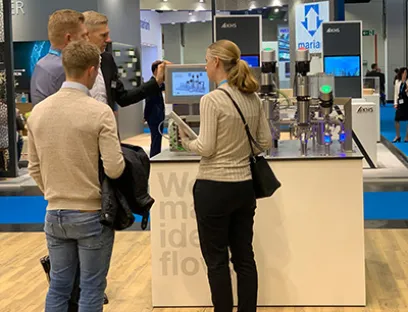 Intelligente Sensorik sorgt für verbesserte Prozesse in der Lebensmittel- und Getränkeproduktion, Bild: LMV-online.de / Susanne Woggon Senorik auf der Anuga Foodtec 2024