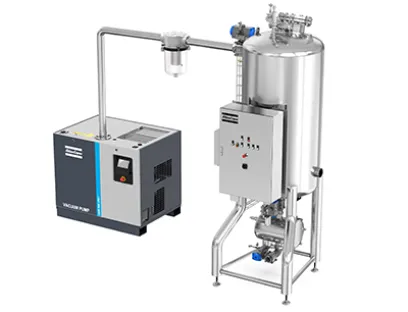 Bierschaumabscheider „BFS 900“ für den Abfüllprozess von Bier, Bild: Atlas Copco Bierschaumabscheider „BFS 900“ für den Abfüllprozess von Bier