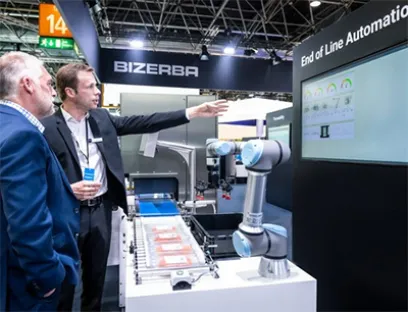 End-of-Line-Automatisierungslösung, Bild: Bizerba Bizerba End-of-Line-Automatisierungslösung