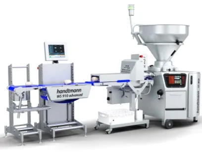 SE 442-1 Teigteilsystem mit Wägesystem für Brotvielfalt wie Hefezopf, Toastbrot, Weizenmischbrot frei geschoben, Bild: Handtmann SE 442-1 Teigteilsystem mit Wägesystem für Brotvielfalt wie Hefezopf, Toastbrot, Weizenmischbrot frei geschoben