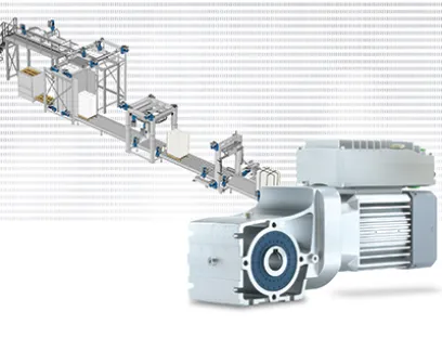 Dezentrale Asynchronantriebe im End of Line Packaging von Lebensmitteln und Getränken, Bild: Nord Drivesystems Dezentrale Asynchronantriebe im End of Line Packaging von Lebensmitteln und Getränken