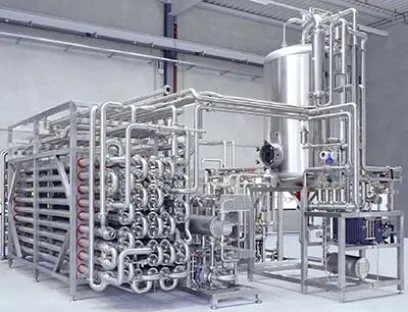 Ruland UHT Anlage zur Erhitzung von Fruchtsäften