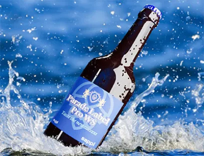 Nassleim-Etikettenpapier für Mehrwegflaschen, Bild: Sappi Nassleim-Etikettenpapier „Parade Label Pro WS“ von Sappi