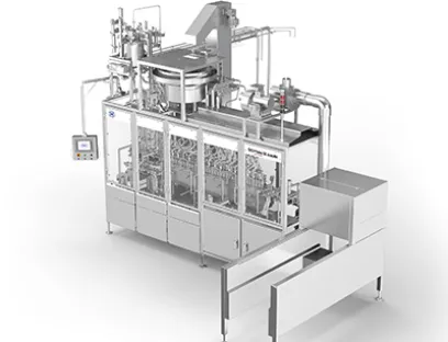 Das neue Füllsystem für vorgefertigte Standbeutel mit Verschluss verfügt über eine integrierte Sterilisationstechnologie der Standbeutel, wodurch die Notwendigkeit einer Vorsterilisation der Standbeutel durch Drittanbieter entfällt, Bild: SIG Das neue Füllsystem für vorgefertigte Standbeutel mit Verschluss verfügt über eine integrierte Sterilisationstechnologie der Standbeutel, wodurch die Notwendigkeit einer Vorsterilisation der Standbeutel durch Drittanbieter entfällt