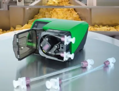 Das neue Schlauchmaterial Maxthane ist kompatibel mit allen Pflanzenölen und vielen gängigen CIP-Chemikalien