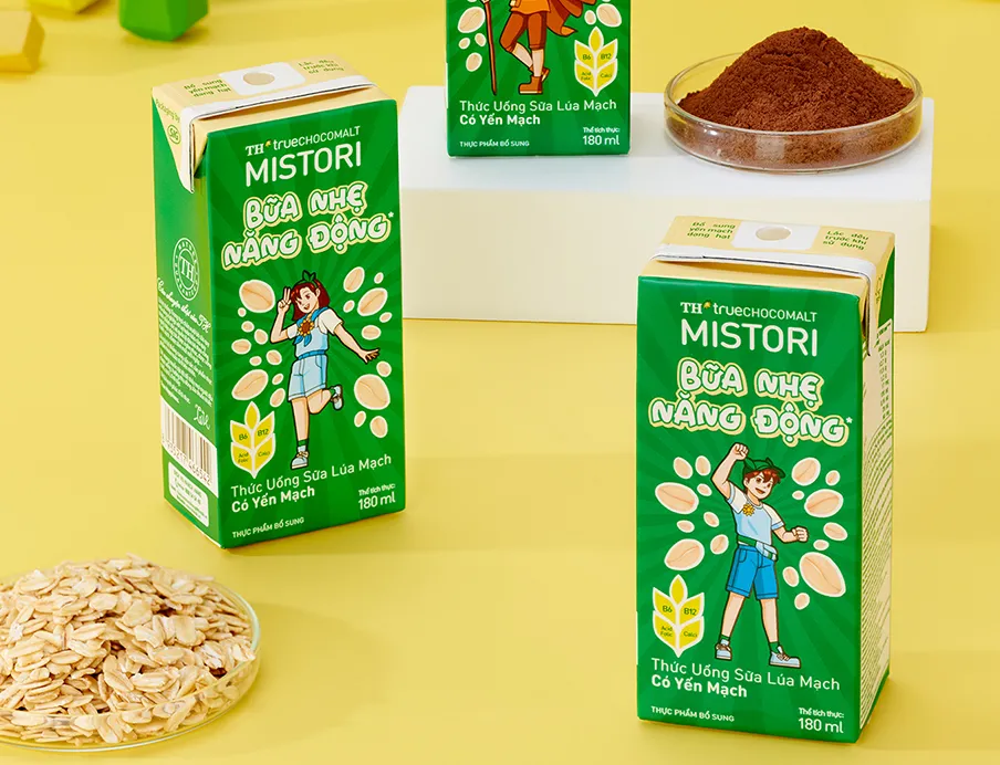 Der vietnamesische Getränkeproduzent „TH true MILK“ erweitert das Sortiment um zwei neue Snackgetränke für Kinder, die in praktischen aseptischen Kartonpackungen abgefüllt werden, Bild: Sig / „TH true MILK“ Der vietnamesische Getränkeproduzent „TH true MILK“ erweitert das Sortiment um zwei neue Snackgetränke für Kinder, die in praktischen aseptischen Kartonpackungen von Sig abgefüllt werden