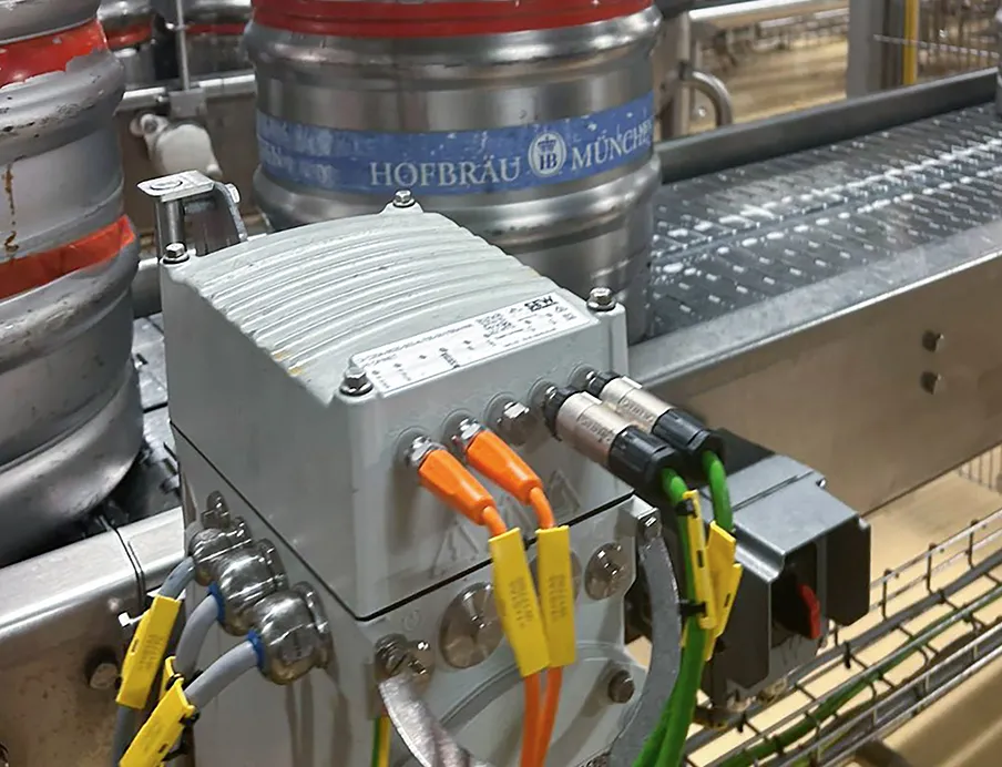Antriebstechnik in der Fassabfüllung im Hofbräuhaus München, Bild: SEW-Eurodrive Antriebstechnik in der Fassabfüllung im Hofbräuhaus München