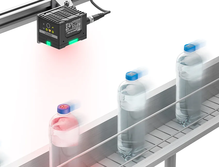 Automatisierte Bildverarbeitung: Bildverarbeitungs- und Barcode-Lösungen mit Barcode-Scannern und Vision-Kameras von Omron