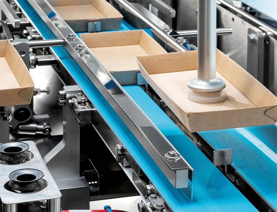 PPWR: Trays – hier aus Karton – bilden eine Alternative zu den herkömmlichen Kunststofflösungen