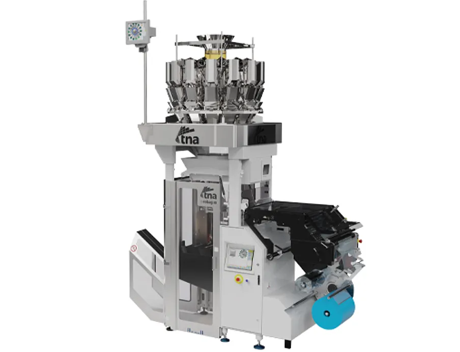 Vertikales Form-, Füll- und Verschließsystem für die Verpackung von Süßwaren und Snacks