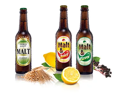 Ob pur, aromatisiert mit Früchten oder Kombinationen mit Saft, Wild hat für jeden Kundenwunsch die passenden Grundstoffe und Zutaten für Malz- Getränke im Portfolio, Bild: Wild Malzgetränke