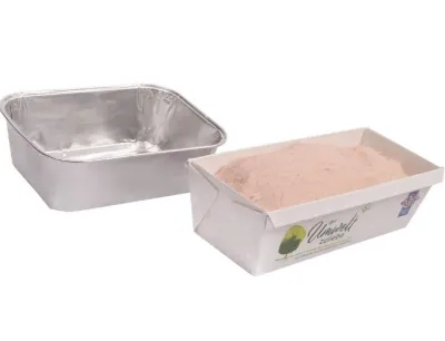 Die umweltverträgliche Fleischkäsebackform aus Papier ersetzt bei Wolf die bisher gängigen aluminiumbasierten Backformen vollständig und spart dadurch etwa 800 Kilogramm Aluminium jährlich ein, Bild: Antalis Verpackungen Die umweltverträgliche Fleischkäsebackform aus Papier ersetzt bei Wolf die bisher gängigen aluminiumbasierten Backformen vollständig und spart dadurch etwa 800 Kilogramm Aluminium jährlich ein